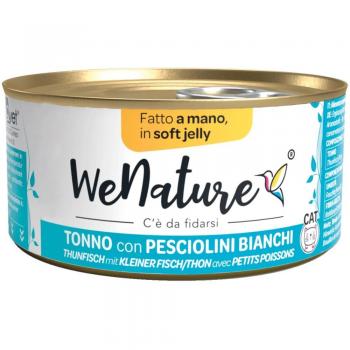 WE NATURE  TONNO CON  PESCIOLINI BIANCHI IN JELLY 85 GR