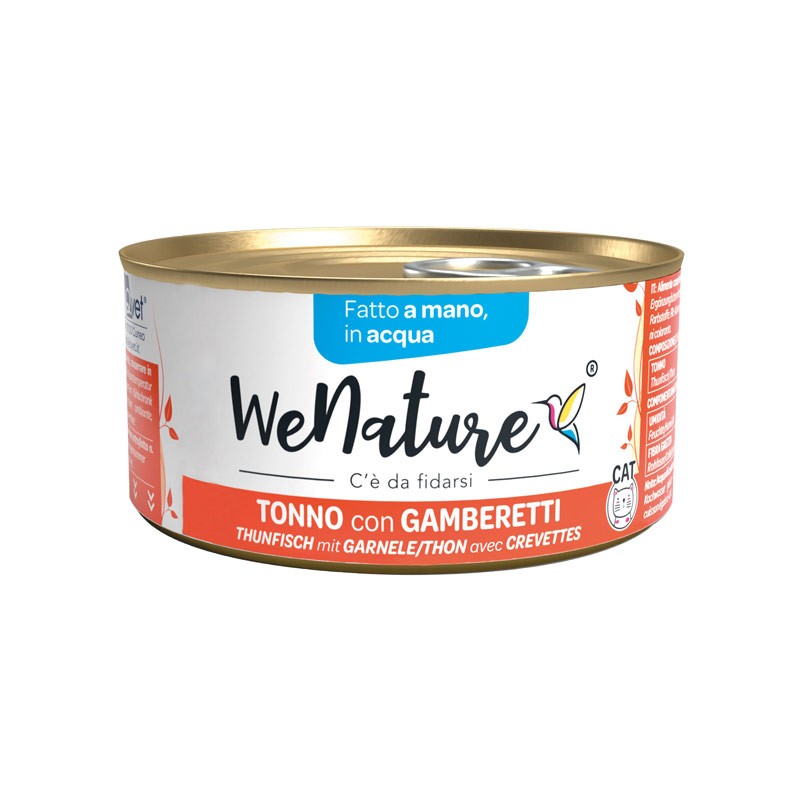 WE NATURE CON  GAMBERETTI IN ACQUA 85 GR