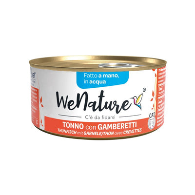 WE NATURE CON  GAMBERETTI IN ACQUA 85 GR