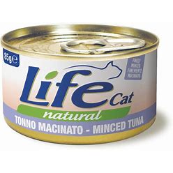 LIFE NATURAL CON  TONNO MACINATO 85 GR