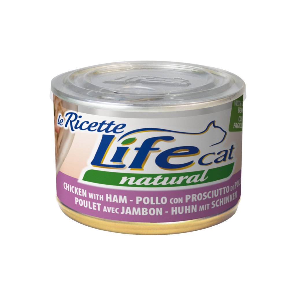 LIFE NATURAL   POLLO CON PROSCIUTTO E FAGIOLINI VERDI 150 GR