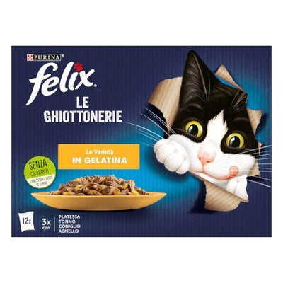 PURINA  GHIOTTONERIE CON CONIGLIO E  AGNELLO 4 X 85 GR.
