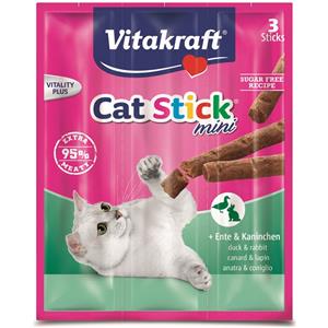 VITAKFRAT CAT CON  ANATRA E CONIGLIO 3 STICK DA 18 GR