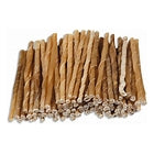 BASTONCINI NATURALI MASTICATIVO PER CANI 100 % NATURALI DI PELLE DI BOVINO 100 PZ CM 12,5