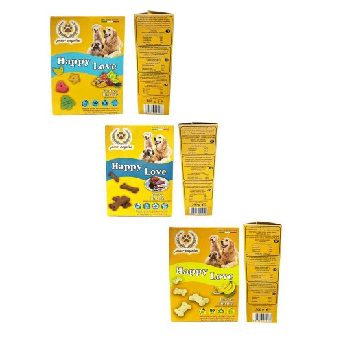 BISCOTTI HAPPY LOVE GUSTO BANANA  300 GR.