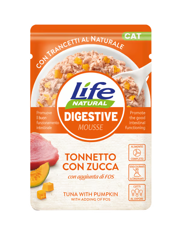 LIFE BUSTE FUNZIONALI DIGESTIVE  TONNETTO CON ZUCCA 70 GR