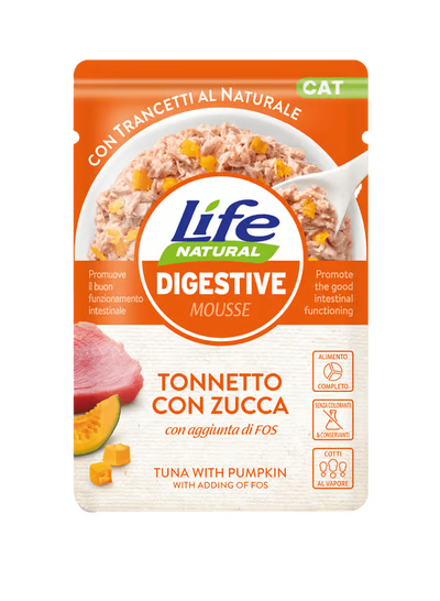 LIFE BUSTE FUNZIONALI DIGESTIVE  TONNETTO CON ZUCCA 70 GR