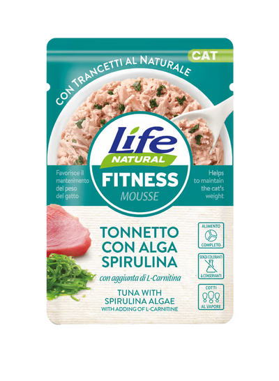 LIFE BUSTE FUNZIONALI FITNESS  TONNETTO CON ALGA SPIRULINA 70 GR