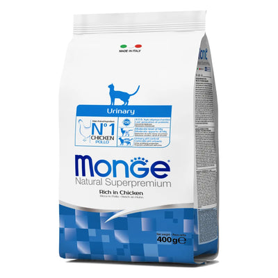 MONGE NATURAL SUPERPREMIUM ADULT  GATTO URINARY  CON POLLO 400 GR.