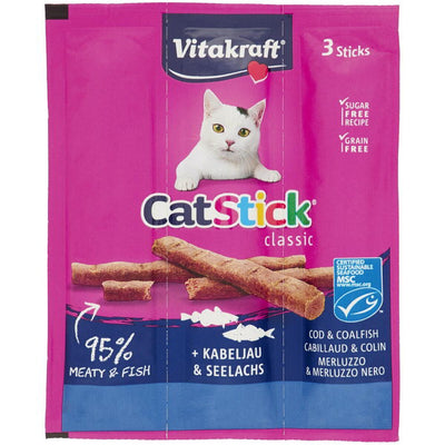 VITAKFRAT CA  3 STICK DA 18 GR CLASSIC CON MERLUZZO & MERLUZZO NERO