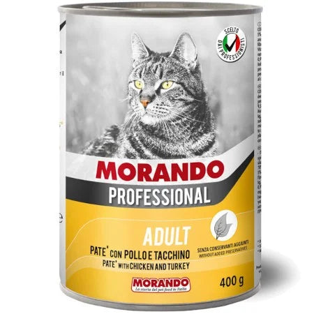 MORANDO CON  POLLO  E TACCHINO 400 GR