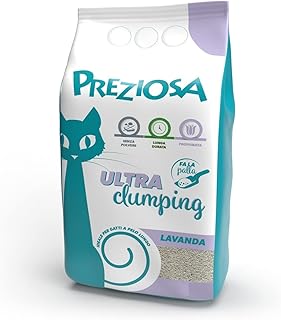 PREZIOSA LETTIERA ULTRA CLUMPING  LAVANDA 10 LT