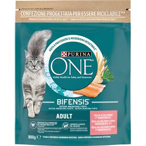 PURINA ONE GATTO ADULT CON SALMONE 800 GR