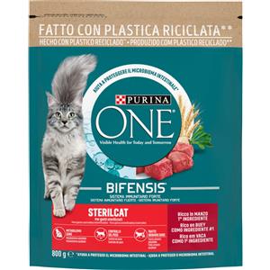 PURINA ONE GATTO STERILIZZATO CON MANZO 800 GR