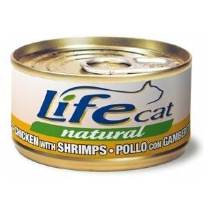 LIFE NATURAL  POLLO CON GAMBERETTI 85 GR