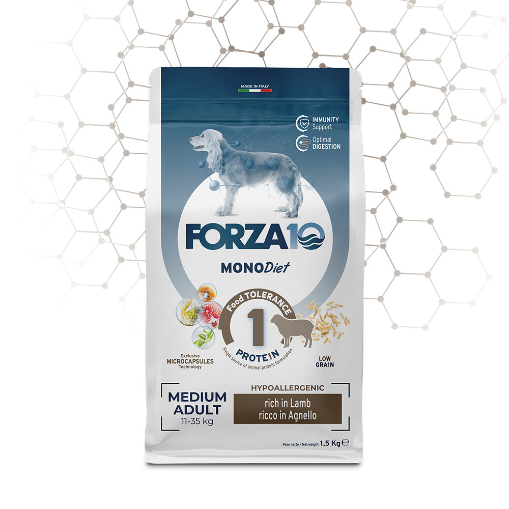 FORZA 10 MONODIET MEDIUM ADULT CON AGNELLO KG 1,5