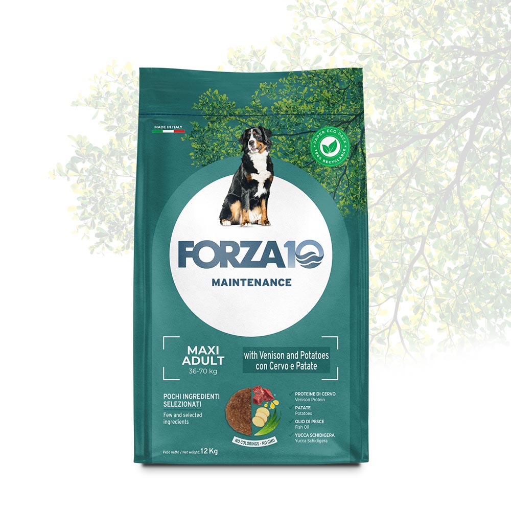 FORZA 10 DOG  MANTENIMENTO MAXI ADULT CON CERVO E PATATE 12 KG