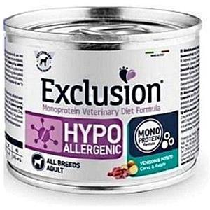 EXCLUSION ADULT HIPOALLERGENICO  CON CERVO E PATATE 400 GR