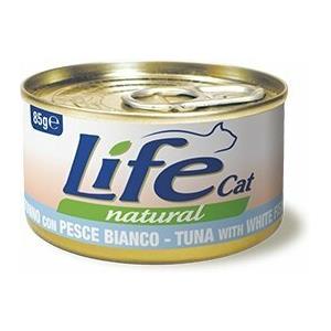 LIFE NATURAL TONNO CON PESCE BIANCO 85 GR