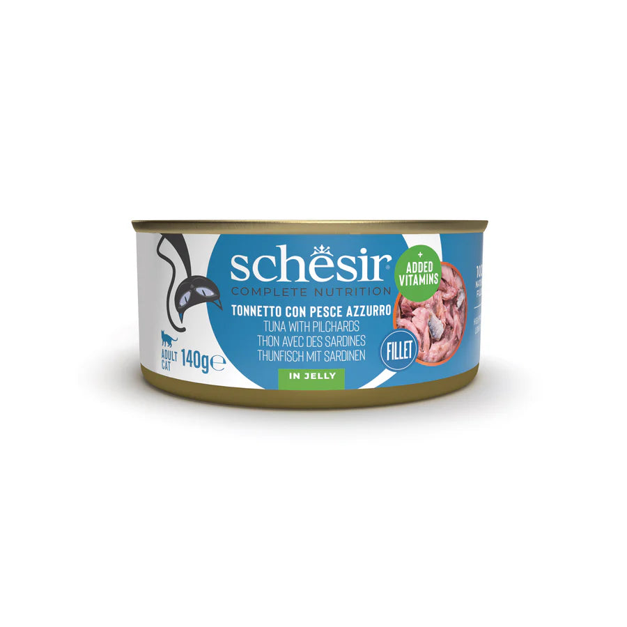 SCHESIR  TONNETTO CON PESCE AZZURRO  IN JELLY 140 GR