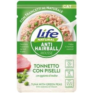 LIFE BUSTE FUNZIONALI ANTI-HAIRBALL  TONNETTO CON PISELLI 70 GR