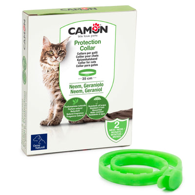 CAMON COLLARE PROTECTION PER GATTI OLIO DI NEEM & GERANIOL 35 CM