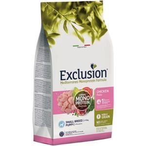 EXCLUSION NOBLE GRAIN  SMALL BREED PUPPY  CON POLLO 2 KG.
