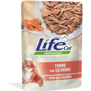 LIFE BUSTE GATTO TONNO CON SALMONE 70 GR