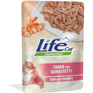 LIFE BUSTE GATTO TONNO CON GAMBERETTI 70 GR