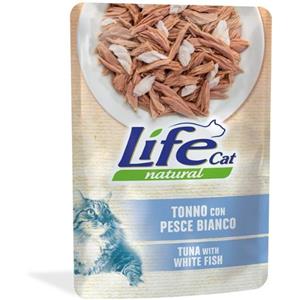 LIFE BUSTE GATTO TONNO CON PESCE BIANCO 70 GR