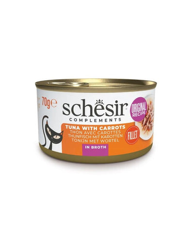 SCHESIR CON TONNO E CAROTE IN BRODO 70 GR