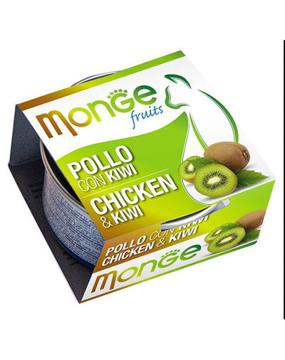 MONGE FRUITS  CON TONNO E KIWI 80 GR.