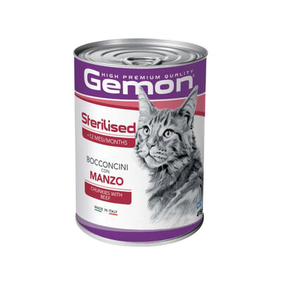 GEMON ADULT GATTO BOCCONCINI CON MANZO 400 GR