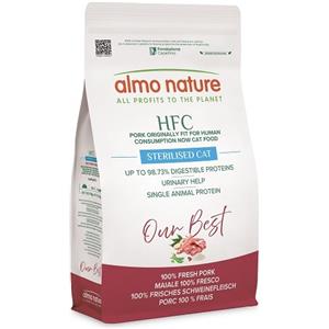 ALMO NATURE HFC CAT STERILIZZATO CON MAIALE FRESCO 1,2 KG
