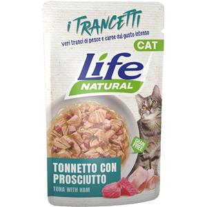 LIFE CAT  TONNETTO CON PROSCIUTTO 55 GR