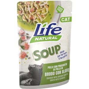 LIFE BUSTE SOUP  POLLO, PROSCIUTTO IN BRODO CON  ALGHE 60 GR