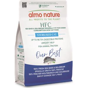 ALMO HFC STERILISED CAT CON SPIGOLA E ORATA 1,2 KG