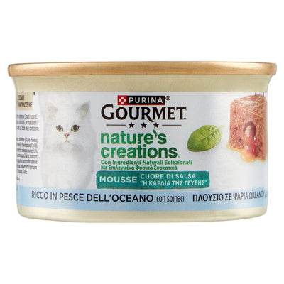GOURMET PURINA NATURE'S CREATIONS CON PESCE DELL'OCEANO GR 85