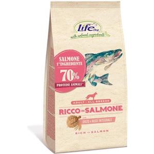 LIFE DOG RICCO IN  SALMONE 12 KG