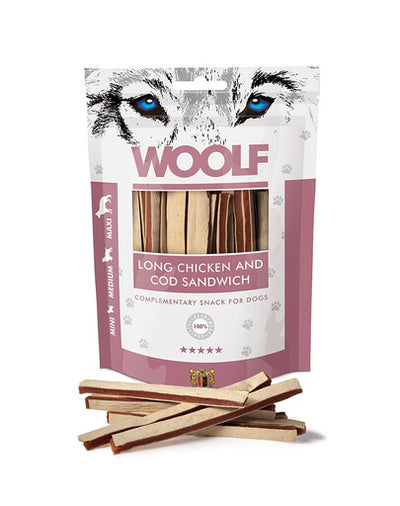 WOOLF SNACK SANDWICH DI ANATARA E MERLUZZO 100 GR