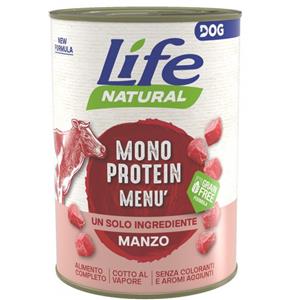 LIFE DOG MONOPROTEICO  CON MANZO 400 GR