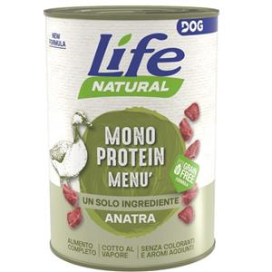 LIFE DOG MONOPROTEICO  CON ANATRA 400 GR