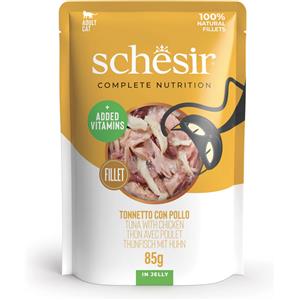 SCHESIR BUSTINA TONNETTO CON POLLO  IN JELLY 85 GR