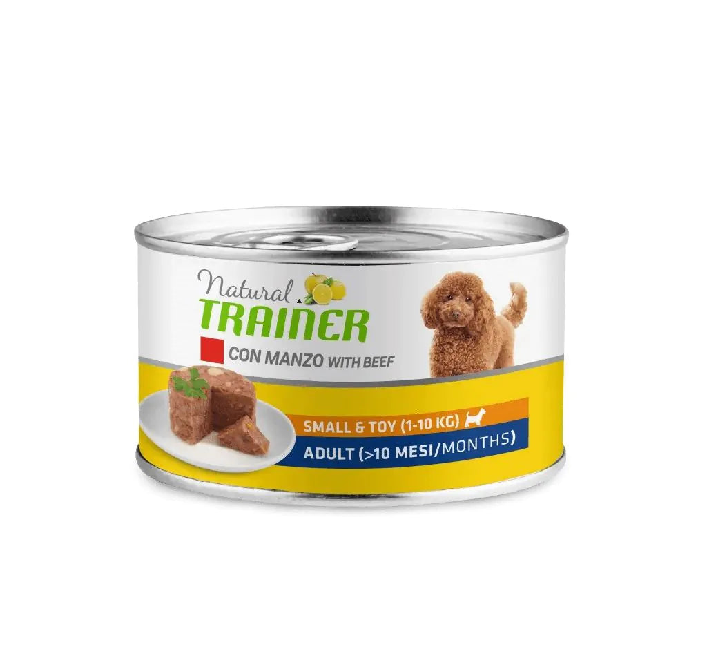 NATURAL TRAINER  SMALL E TOY ADULT PATE' CON MANZO 150 GR.