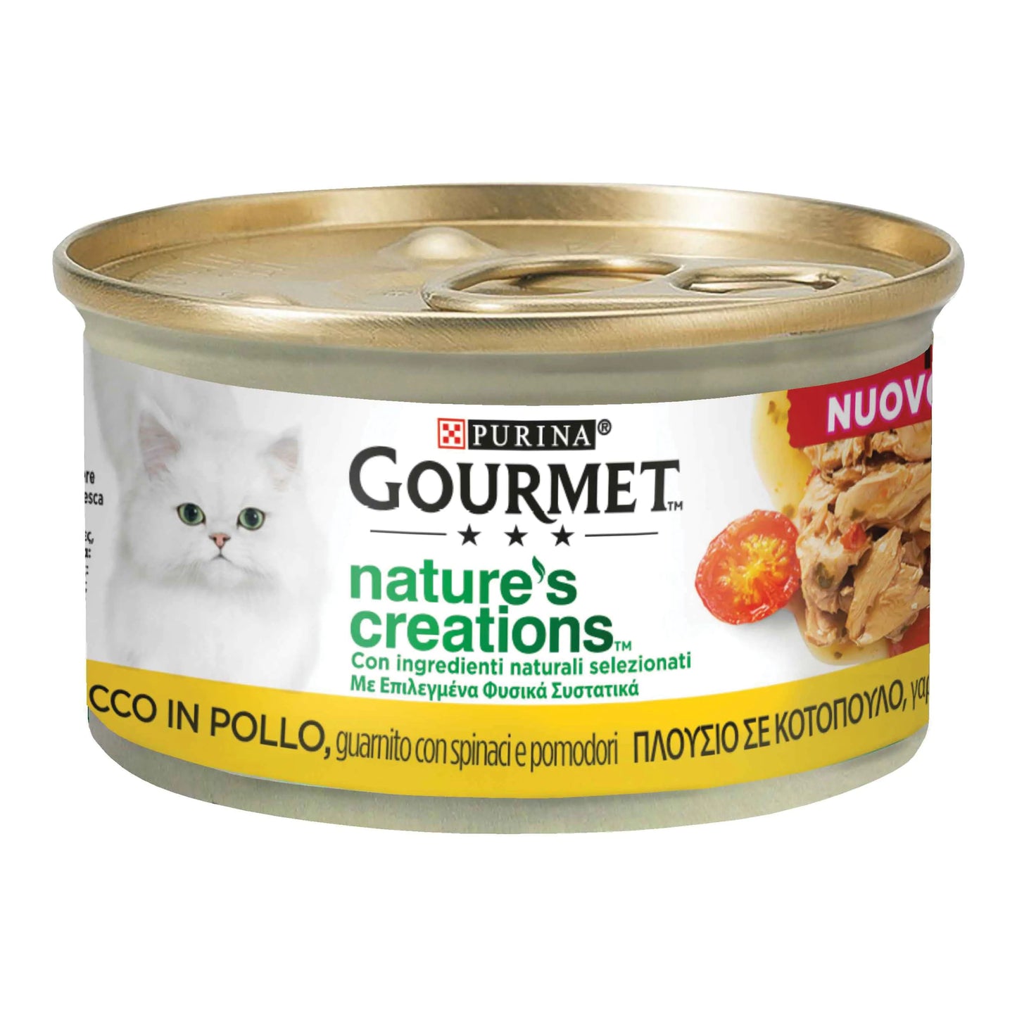 GOURMET PURINA NATURE'S CREATIONS RICCO IN POLLO 85 GR
