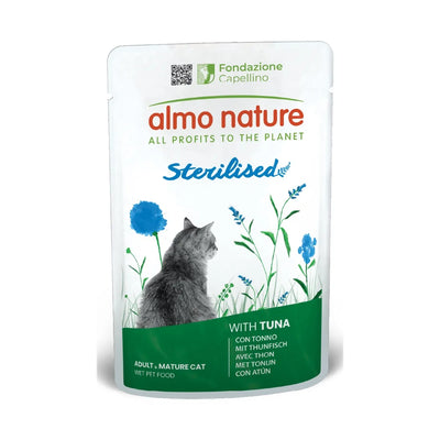 ALMO NATURE STERILIZZATO CON TONNO 70 GR