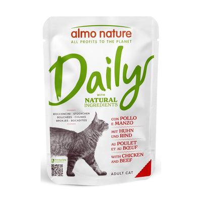 ALMO DAILY NATURAL CON POLLO E MANZO 70 GR