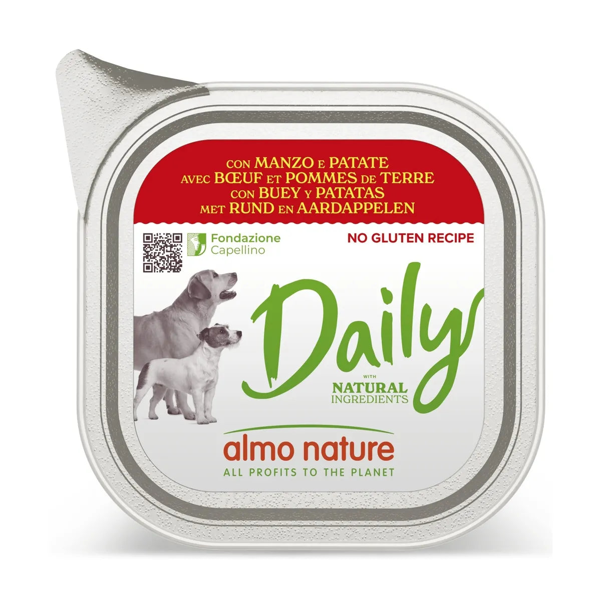 ALMO NATURE DAILY CON MANZO E PATATE 100 GR