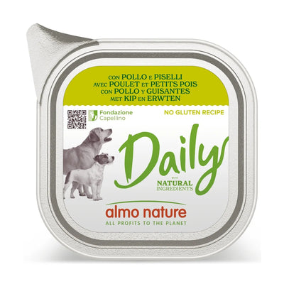 ALMO NATURE DAILY CON POLLO E PISELLI 100 GR