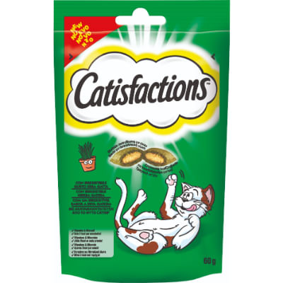 CATISFACTIONS SNACK CON ERBA GATTA 60 GR